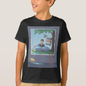 Jongen in het kinderdepot T-Shirt (Voorkant)