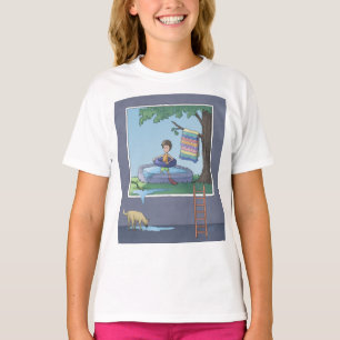 Jongen in het kinderdepot T-Shirt