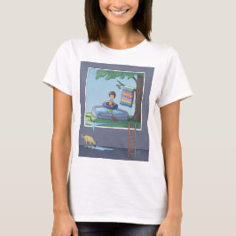 Jongen in het kinderdepot T-Shirt