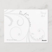 Jongen in het rode vest briefkaart (Achterkant)