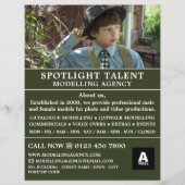 Jongen in Pet, Modelleraar, modelagent Flyer (Voorkant)