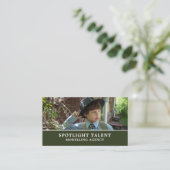 Jongen in Pet, Modelleraar, modelagent Visitekaartje (Staand voorkant)