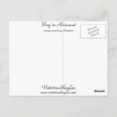 Jongen in Rainmantel Briefkaart (Achterkant)