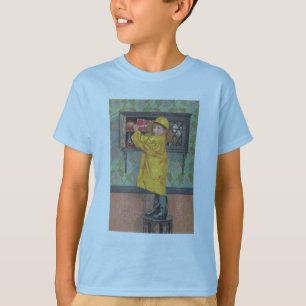 Jongen in Rainmantel T-shirt
