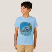Jongen in Space Ship Tshirts en Gifts (Voorkant volledig)