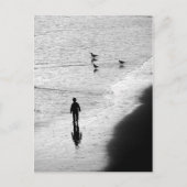 Jongen in Surf Briefkaart (Voorkant)