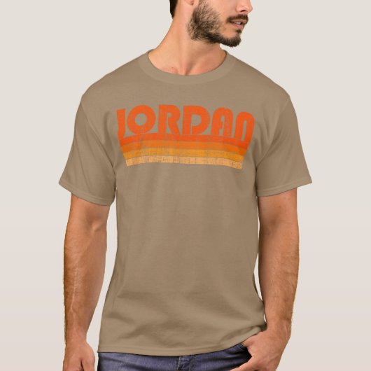 Jongen in vintage grunge stijl t-shirt (Voorkant)