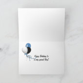 Jongen is 2e Verjaardag met vliegtuig en foto lijs Kaart (Binnen)