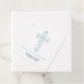 Jongen is aan het doopsel, Godsdienst dank Bedankjes Labels (In situ)