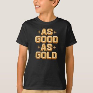 Jongen is net zo goed als goud / zwart T-shirt