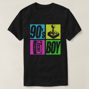 Jongen jaren '90 Mode 90 Theme Party Nineties T-shirt