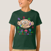 Jongen Jimmy "Licht je Kerstmis op" T shirt (Voorkant)