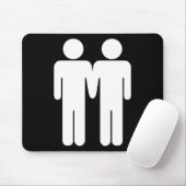 Jongen + Jongen Mousepad Muismat (Met muis)