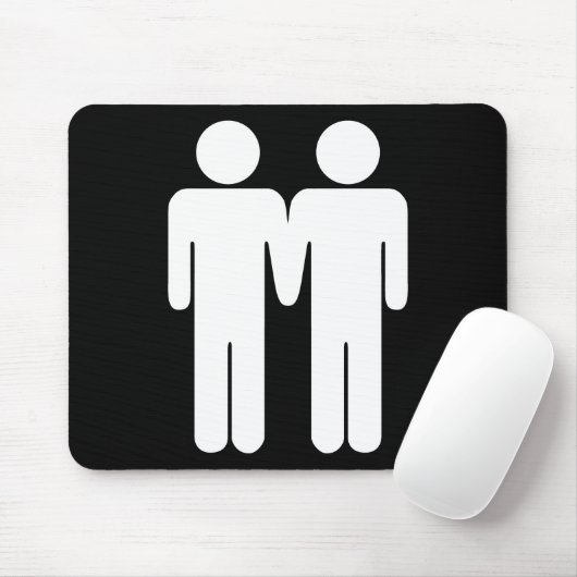 Jongen + Jongen Mousepad Muismat (Met muis)