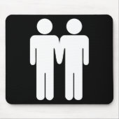 Jongen + Jongen Mousepad Muismat (Voorkant)