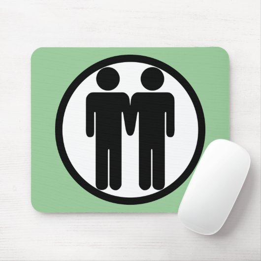 Jongen + Jongen Mousepad Muismat (Met muis)