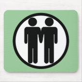 Jongen + Jongen Mousepad Muismat (Voorkant)