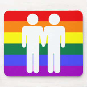 Jongen + Jongen Rainbow Mousepad Muismat