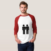 Jongen + Jongen T-shirt (Voorkant volledig)