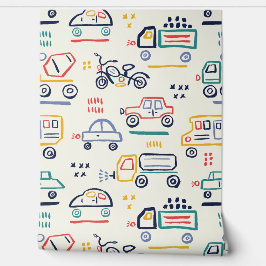 Jongen Kaarten Marker Wallpaper Behang