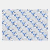 Jongen kerstcadeaupapier met ellephant inpakpapier vel (Voorkant 3)