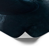 Jongen kijkt naar de golven poster (Hoek)