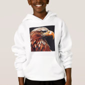 Jongen Kinder Pullover Print Eagle Hoodies (Voorkant)