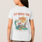 Jongen/Kinderen Energie Flow Lessen Leren T Shirt  (Achterkant)