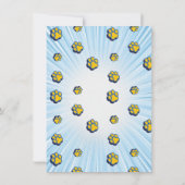 Jongen Kitty Kat Verjaardag Pawty Party Kaart (Achterkant)