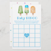 Jongen klaar om te barsten Zomer Baby Shower Spel (Voorkant / Achterkant)