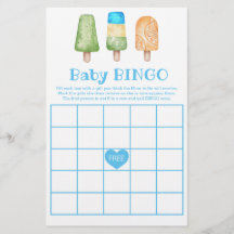 Jongen klaar om te komen Zomer Baby Shower Spel