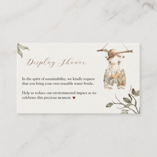 Jongen Kleding Display Douche Behuizing Kaart (Voorkant)