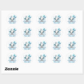 Jongen Kleine Pinda Ronde Sticker (Vel)