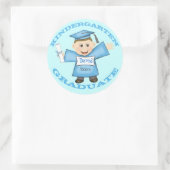 Jongen Kleuterschool Afstuderen Stickers (Tas)