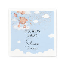 Jongen knuffelbeer babyshower