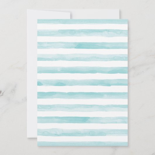 Jongen konijn 1e verjaardag uitnodiging (Achterkant)