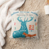 Jongen Kwekerij Baby Geboorte Stat Fox Hertenpijl Kussen (Deken)