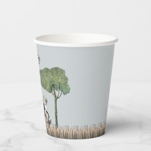 Jongen! Laat de Wilde Rumpus beginnen | BABY SHOWE Papieren Bekers (Achterkant)