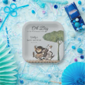 Jongen! Laat de Wilde Rumpus beginnen | BABY SHOWE Papieren Bordje (Feest)