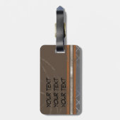 Jongen Label met Basketball Bag Bagagelabel (Achterkant verticaal)