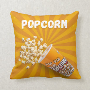 Jongen, laten we wat popcorn eten! kussen
