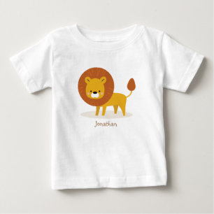 Jongen leeuw baby shirten