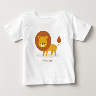 Jongen leeuw baby shirten