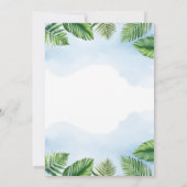 Jongen Leeuw met Blue Bow Safari Wild Een Verjaard Kaart (Achterkant)