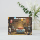 Jongen leuk verjaardagsfeest kaart #11 (Staand voorkant)