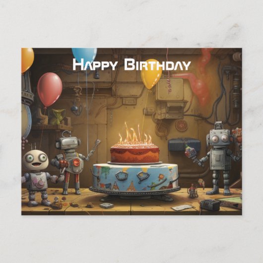 Jongen leuk verjaardagsfeest kaart #11 (Voorkant)