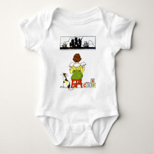 Jongen lezen romper