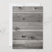 Jongen Little Pumpkin Rustic Herfst Baby shower Kaart (Achterkant)