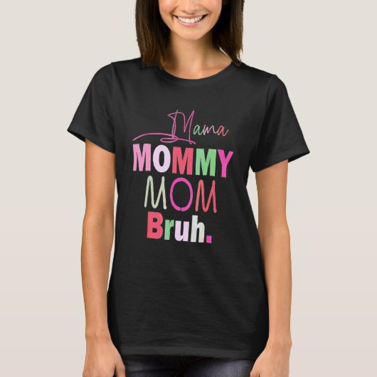 Jongen mam leven mama mama mama mama mama mama mam t-shirt (Voorkant)