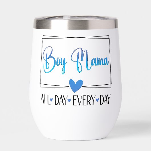 Jongen Mama elke dag de hele dag (Achterkant)